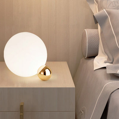 Flos Copycat Table lamp Postmodern glass ball table lamp creative up moon light(WH-MTB-02)