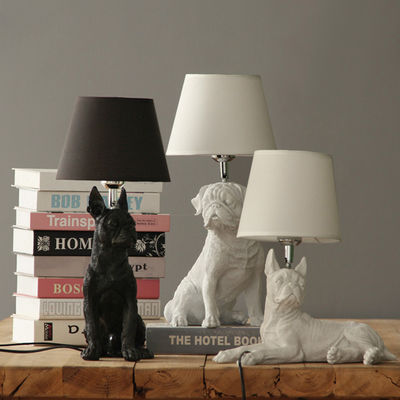 Danish Designer Table Lamp Resin Pet Dog Table Lamps For Living Room Bedroom Study Desk Light(WH-MTB-10)