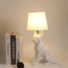 Danish Designer Table Lamp Resin Pet Dog Table Lamps For Living Room Bedroom Study Desk Light(WH-MTB-10)