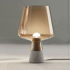 Cement Table Lamp Modern Glass Table Lamps For Living Room Bedroom Study Desk Light(WH-MTB-12)