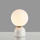 Marble table lamp modern mini table lamp bedroom glass ball table lamp（WH-MTB-15)