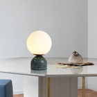 Marble table lamp modern mini table lamp bedroom glass ball table lamp（WH-MTB-15)