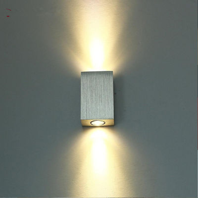 2W led wall lamp square spot light aluminm AC110v-260v up down home decoration light(WH-RC-09)