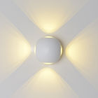led waterproof indoor outdoor wall light Round four-sided illumination Surface Wall Light(WH-RC-11)