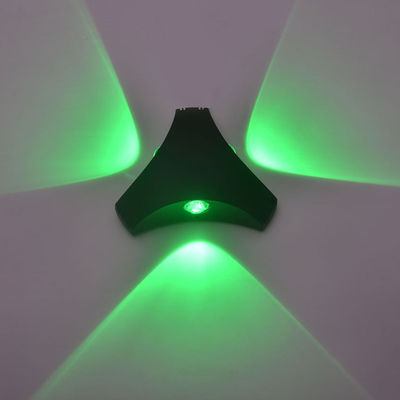 Indoor outdoor 9W Led Wall Lamp Aluminum triangle surface wall mouted Light(WH-RC-21)