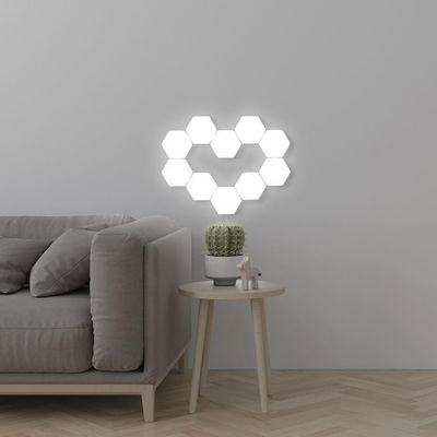 DIY Wall Lamp Touch Switch Quantum Lamp LED Hexagonal Lamps Modular Creative Wall Light(WH-RC-24)