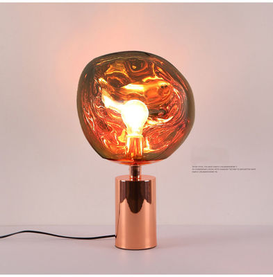 Minimal table lamp Creative Melt Table Lamp lava irregular Desk Light(WH-MTB-35)