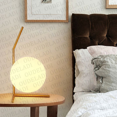 Modern Glass Ball table lamps Gold Nordic Simple Bedroom Bedside scandinavian table lamp(WH-MTB-58)