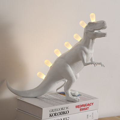 SELETTI JURASSIC Table Lamps for Bedroom Resin Bronto T-Rex animal table lamp(WH-MTB-67)