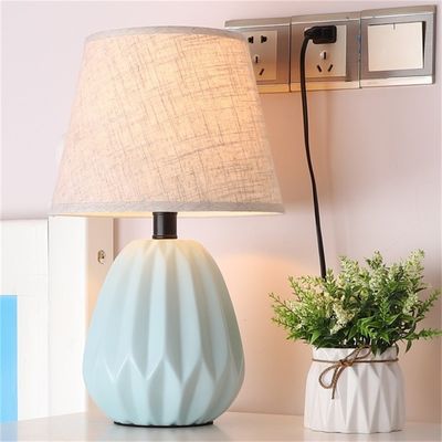 Ceramic Table Lamps Pineapple Desk Luxury Modern Contemporary pineapple table lamp(WH-MTB-68)