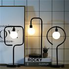 Nordic LED Copper Wire Night Light Room Layout Chic Wrought iron table lamp(WH-MTB-69)