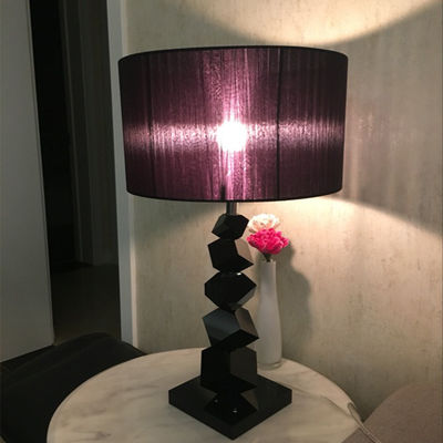 Modern LED Table Lamps for Bedroom Nordic Desk Light Black table lamp(WH-MTB-78)