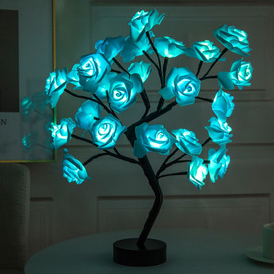 LED Table Lamp Rose Flower Tree USB Night Lights Home Decoration tree light table lamp(WH-MTB-81)