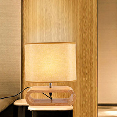 Nordic solid wood table lamp creative modern wood magnetic table lamp(WH-MTB-100)