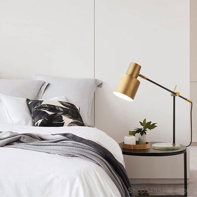 American Marble Brass Long Arm Table Lamp brass table lamp(WH-MTB-105)
