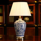 Ceramic Dimmer Led Table Lamp Chinese Porcelain Foyer porcelain table lamp(WH-MTB-111)