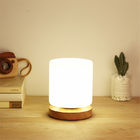 LED Glass Ball Table Lamp Living Room Lighting Bedroom wooden bedside lamp(WH-MTB-118)