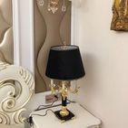Luxury K9 big black crystal table lamp Fashion crystal table lamps(WH-MTB-123)