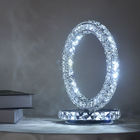 Crystal Table Lamp Nordic 20cm Rings Crystal Desk Lamp Home Decor table light(WH-MTB-125)