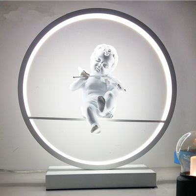 Modern Table Lamp Black White Desk Lights Round Home decorative table lamp(WH-MTB-130)