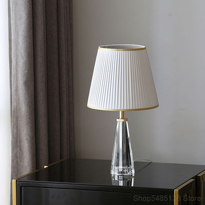 Modern Crystal Table Lamp LED Bedroom Bedside Table Light(WH-MTB-139)