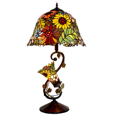 Art Decor Office Desk Stained Glass Large Vintage Tiffany Table Lamp(WH-TTB-01)