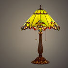 Art Deco Stained Glass Tiffanylamp Bed side Large Vintage Luxury Table Lamp(WH-TTB-06)