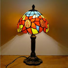 20cm Tiffany Table Lamp Sun Flower Lampshape E27 Resin Base Lamp(WH-TTB-17)