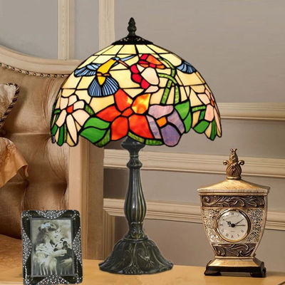 30CM Tiffany Table Lamp European Bedroom Bedside Light Retro Creative Living Room Study Bar Table lamp(WH-TTB-18)