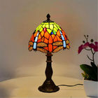 20CM Tiffany Table Lamp E27 AC85-265V Dragonfly Style Bedroom Bedside Lamp(WH-TTB-19)