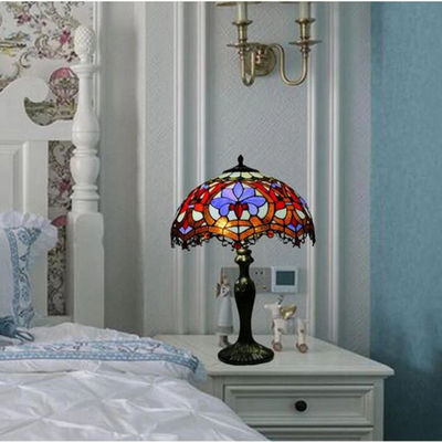 30cm Tiffany Lamp Bedroom Living Room Study Personality Retro Bedside Lighting(WH-TTB-30)