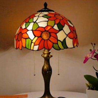 30cm Tiffany Lamp Bedroom Living Room Study Personality Retro Bedside Lighting(WH-TTB-30)