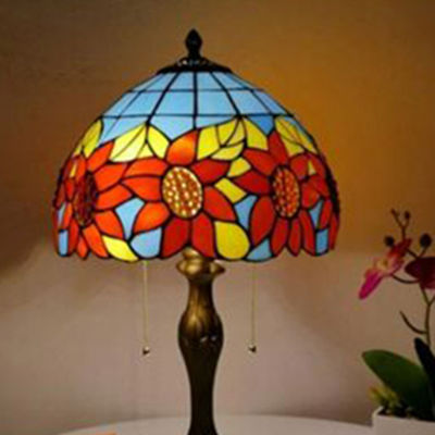 30cm Tiffany Lamp Bedroom Living Room Study Personality Retro Bedside Lighting(WH-TTB-30)