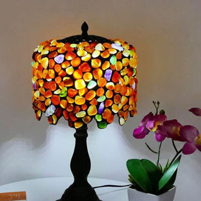 25CM Tiffany Table Lamp Study Bedside Handmade Glass Table Lamp(WH-TTB-37)