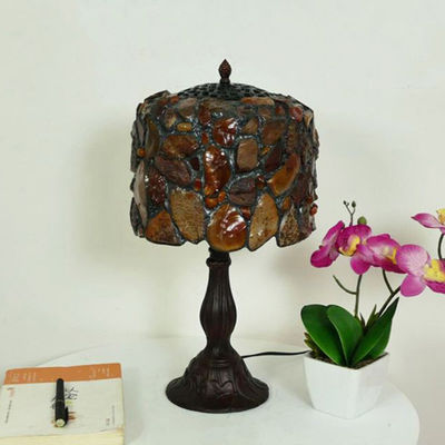 25CM Tiffany Table Lamp Study Bedside Handmade Glass Table Lamp(WH-TTB-37)