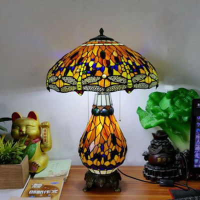 46cm Tiffany Table Lamp E27 European Creative Retro Study Table Lamp(WH-TTB-38)