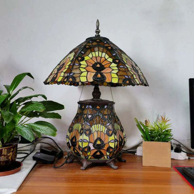 46cm Tiffany Table Lamp E27 European Creative Retro Study Table Lamp(WH-TTB-38)