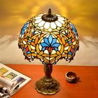 Tiffany Table Lamp Grass Lampshade Bedroom Bedside night table lamp(WH-TTB-66)
