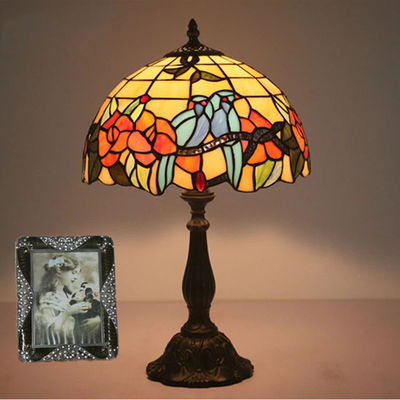 30CM Tiffany Table Lamp Bedroom Bedside Light European Dining table light(WH-TTB-62)