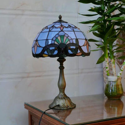 30cm Tiffany Table Lamp E27 Baroque Bedroom bedside light(WH-TTB-61)