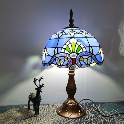 Tiffany Table Lamp E27 Baroque Bedroom Beside Rustic Table lamp(WH-TTB-56)