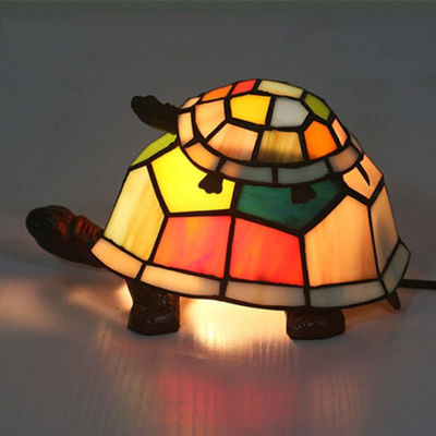 Tiffany Tortoise Table Lamp Bedroom Bedside Decoration bed side lamp(WH-TTB-75)