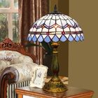 30CM Tiffany Table Lamp European Bedroom Bedside Light E27 Retro Decorative stained glass lamp(WH-TTB-76)