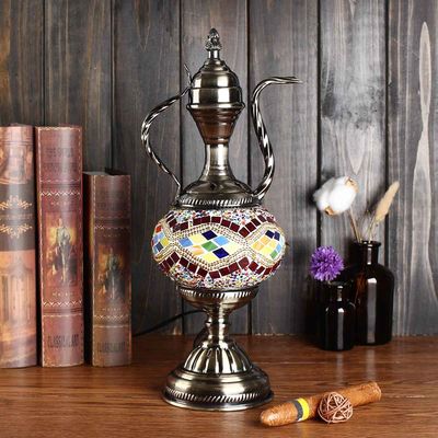 Romantic Table Lamp Decorative Light Turkish Lamp Glass Colorful Handmade Glass table lamp(WH-VTB-03)