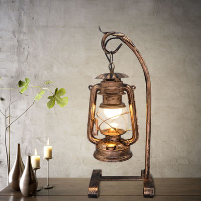 American Vintage Candle Table Light with Plug,Old Design Kerosene Lamp(WH-VTB-01)