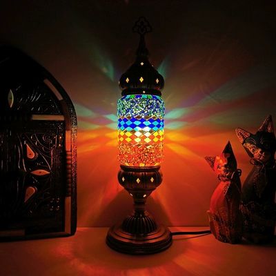 Southeast Asia Table Lamp Mediterranean Turkish E14 table lamps for bedroom bedside(WH-VTB-05)