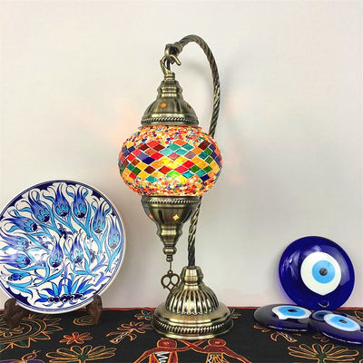 Moroccan Table Lamp Retro Romantic Bedroom Living Room Dining Hotel Hotel Bar Bar Turkish Lamp(WH-VTB-08)