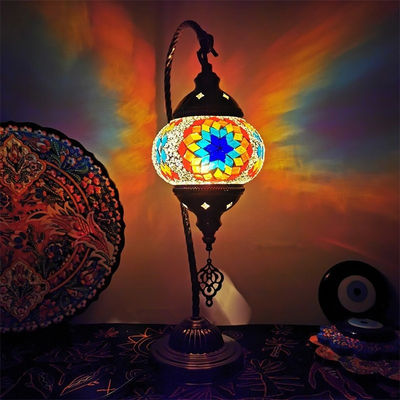 Mediterranean style Art Deco Turkish Mosaic Table Lamp(WH-VTB-09)