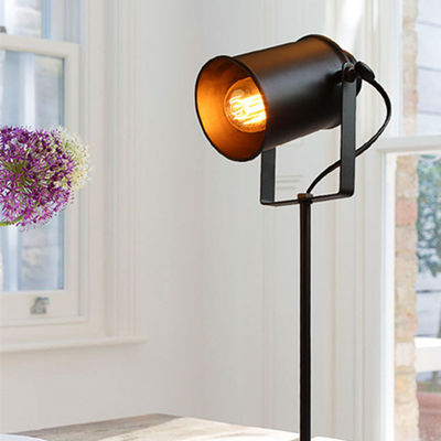 American Table Lamp ASCELINA Vintage Loft Wooden Led Desk Lamp(WH-VTB-35)