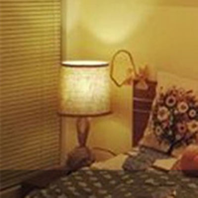 American Table Lamp retro rope cloth loft art bedside lamp bedroom rope table light(WH-VTB-33)